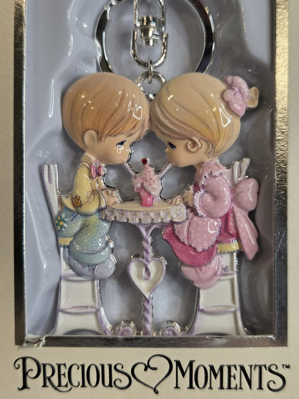 Precious Moments Boy & Girl Bag Charm - Picture 2 of 3